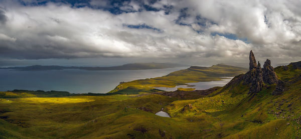 Panoramic view of landscape against sky