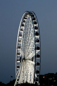 Low angle view of ferris wheel