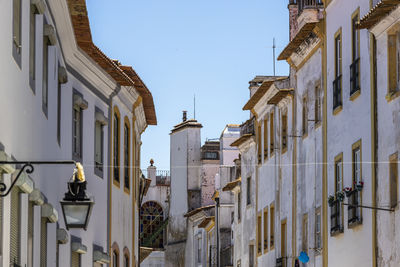 Low angle view of buildings against sky