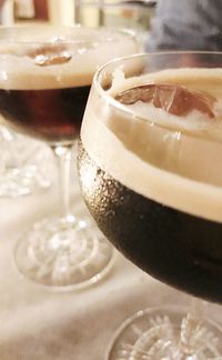Close-up of drink on table