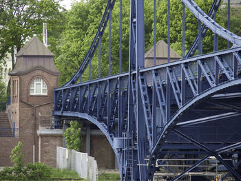 Beach and bridge in wilhelmshaven