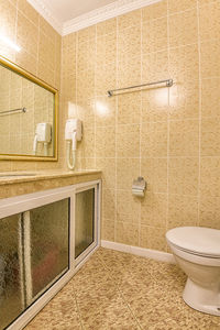 Interior of bathroom