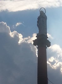 Low angle view of statue