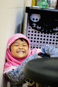 Portrait of smiling girl