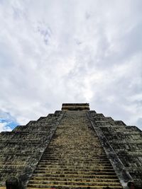 Low angle view of historical building against sky