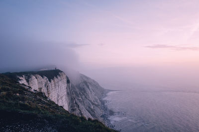 Scenic view of ocean against sky