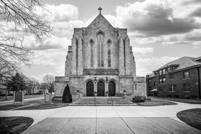 View of church