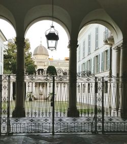 View of archway