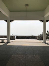 View of modern building against clear sky