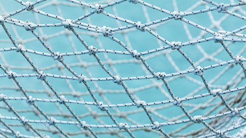 Full frame shot of net