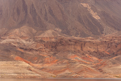 Scenic view of rock formations