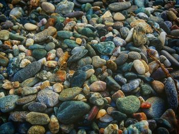 Full frame shot of colorful stones