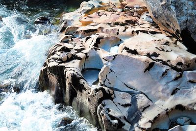 Rocks in water