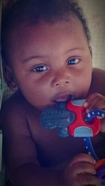 Portrait of cute baby boy