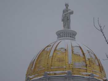 Low angle view of statue