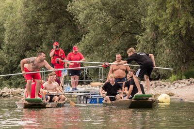 Group of people in boat