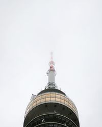 Low angle view of building against clear sky