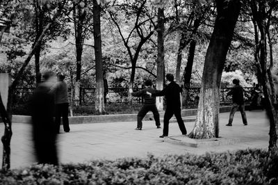 People in park