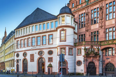 Building of new city hall of frankfurt am main, germany