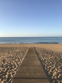 Islantilla - huelva, spain - scenic view of sea against clear sky