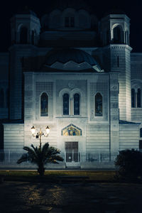 Facade of building