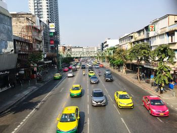 Traffic on city street