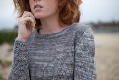 Woman at beach