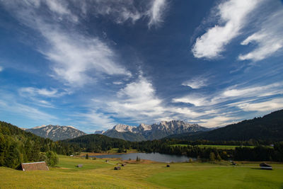 Scenic view of landscape against sky