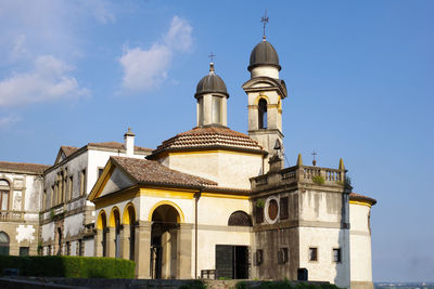 Low angle view of building against sky