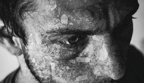 Close-up portrait of man