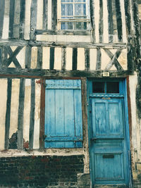 Low angle view of old building