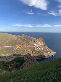 Island berlengas portugal cloudy sky ocean 