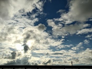 Low angle view of clouds in sky