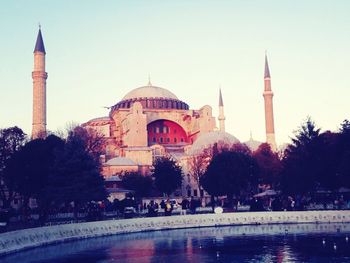 Low angle view of temple