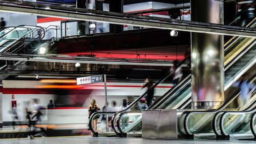 Madrid subway station