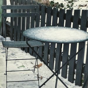 Close-up of wooden bench