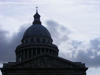 Low angle view of building against sky