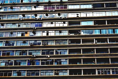 Low angle view of apartment building