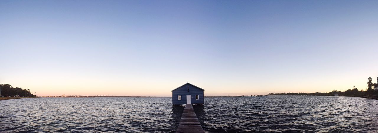 Blue Boat Shed