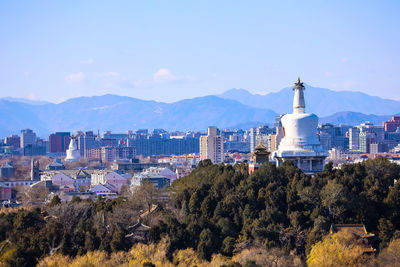 Beihai park white tower, beijing