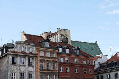 Low angle view of building against sky
