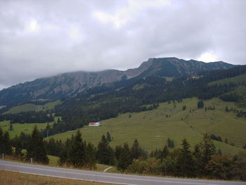 Scenic view of landscape against sky