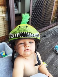 Portrait of cute boy