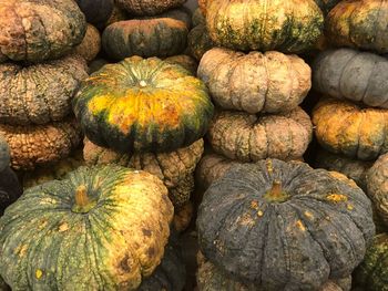 Full frame shot of pumpkins