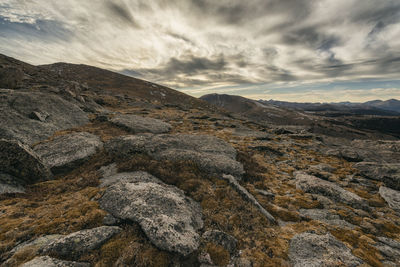 Landscape in the rocky mountains, colorado