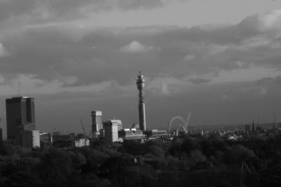 Cityscape against sky