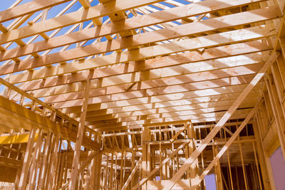 Low angle view of ceiling