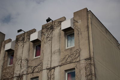 Low angle view of building against sky