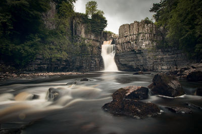 View of waterfall