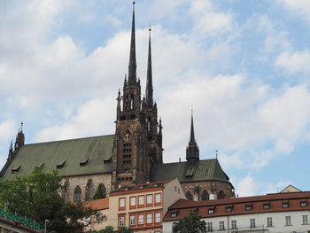 Low angle view of building against sky